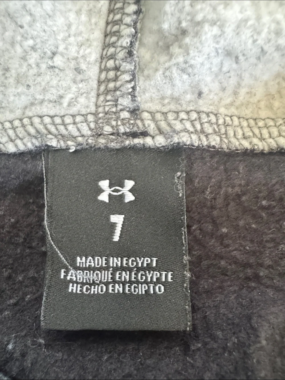 Under Armour Boys Black & Gray Hoodie and Joggers Set with Neon Logo